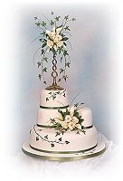 UK wedding cake suppliers, Jane Cook from Bedfordshire.